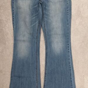 Artis Blue Flare Wide Leg Jeans